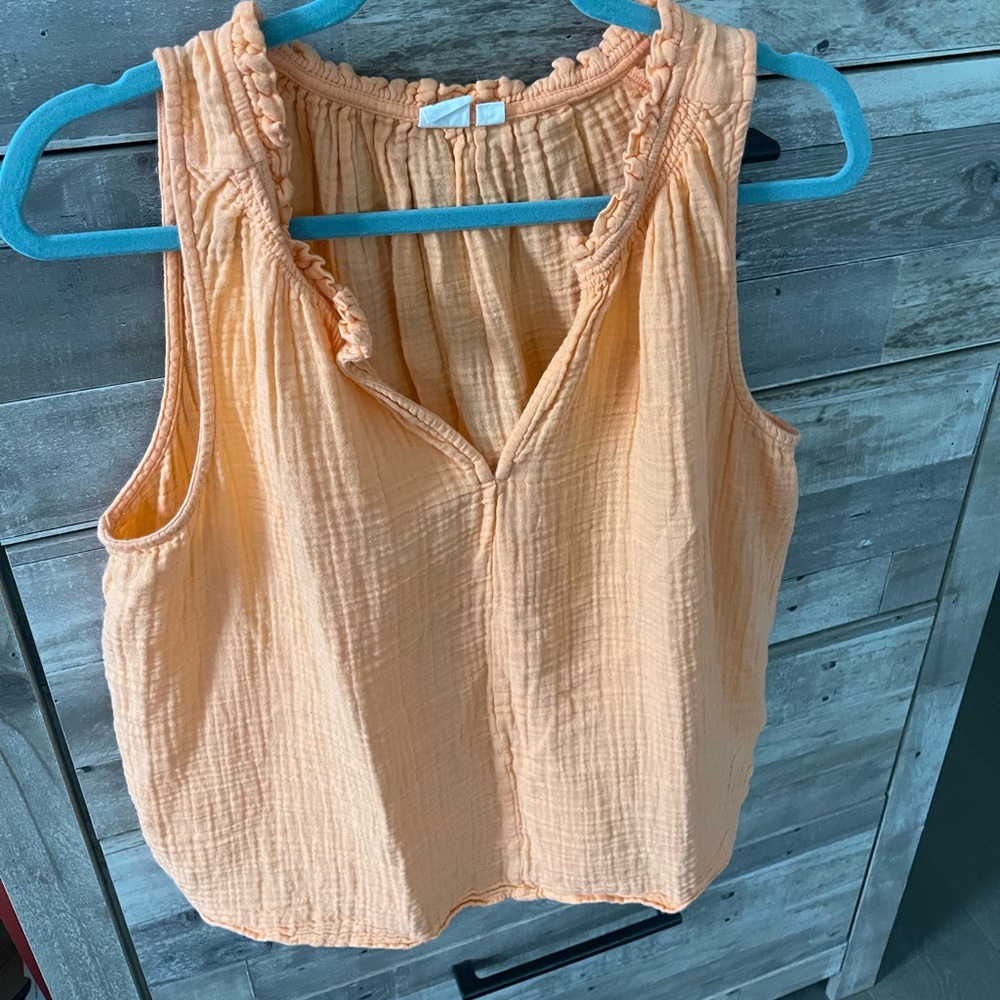 Gap gauze tank sz M